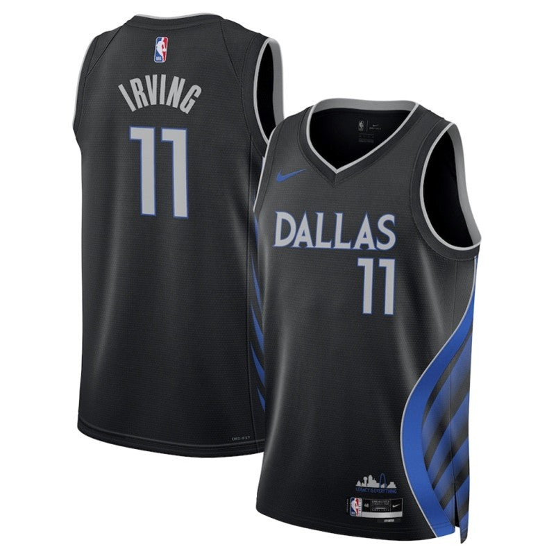 Unisex Dallas Mavericks Kyrie Irving Nike Black 2025/26 Jersey