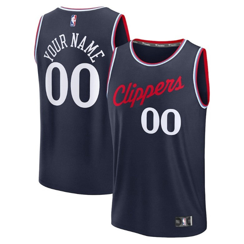 unisex LA Clippers Fanatics Navy Jersey