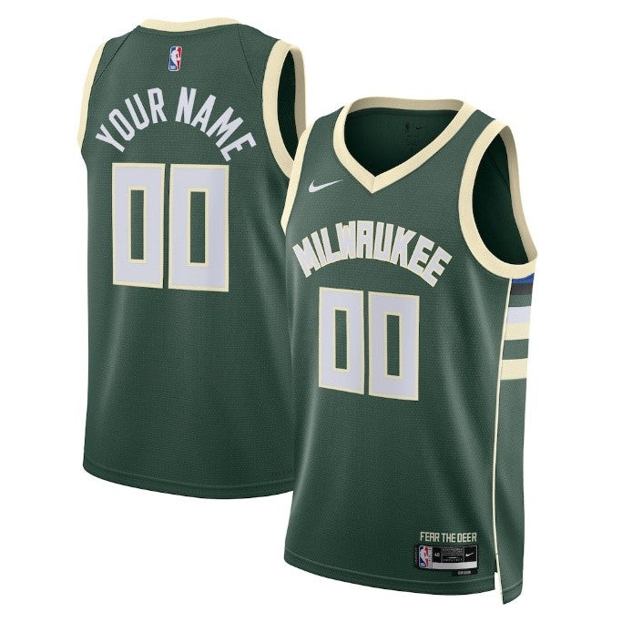 Unisex Milwaukee Bucks Nike Hunter Green Jersey