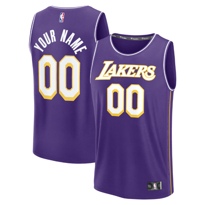 unisex Los Angeles Lakers Fanatics Purple Jersey