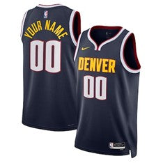 Unisex Denver Nuggets Nike Navy Jersey