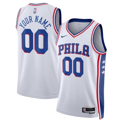 Unisex Philadelphia 76ers Nike White Jersey