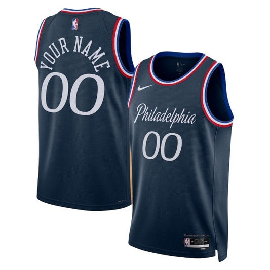 Unisex Philadelphia 76ers Nike Navy Jersey