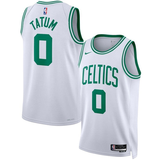 Unisex Boston Celtics Jayson Tatum Nike White Jersey