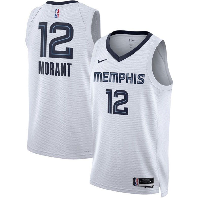 Unisex Memphis Grizzlies Ja Morant Nike White Jersey