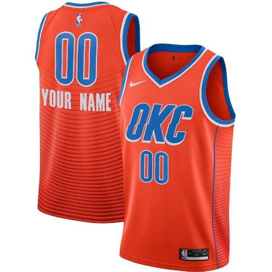 Unisex Oklahoma City Thunder Jordan Brand Orange Jersey