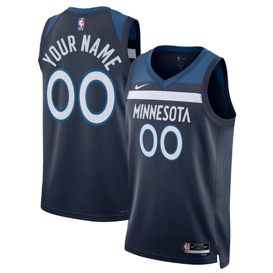 Unisex Minnesota Timberwolves Nike Navy Jersey