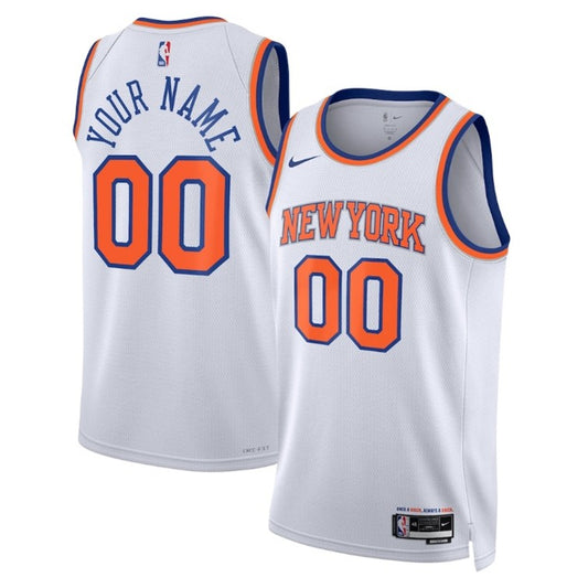 Unisex New York Knicks Nike White Jersey