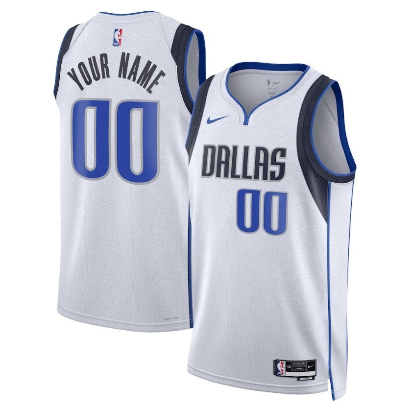 Unisex Dallas Mavericks Nike White Jersey