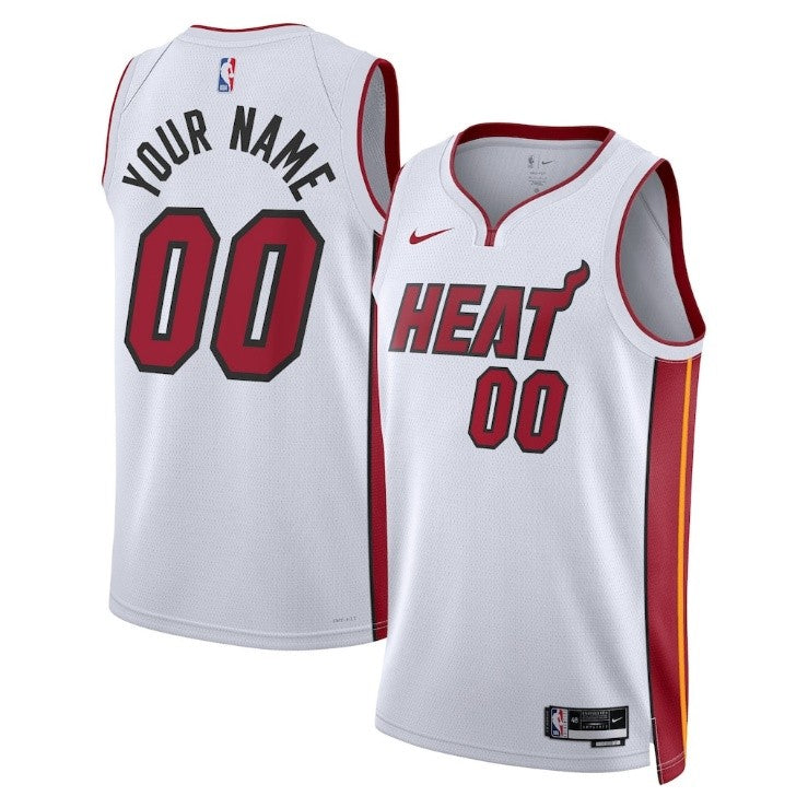 Unisex Miami Heat Nike White Jersey