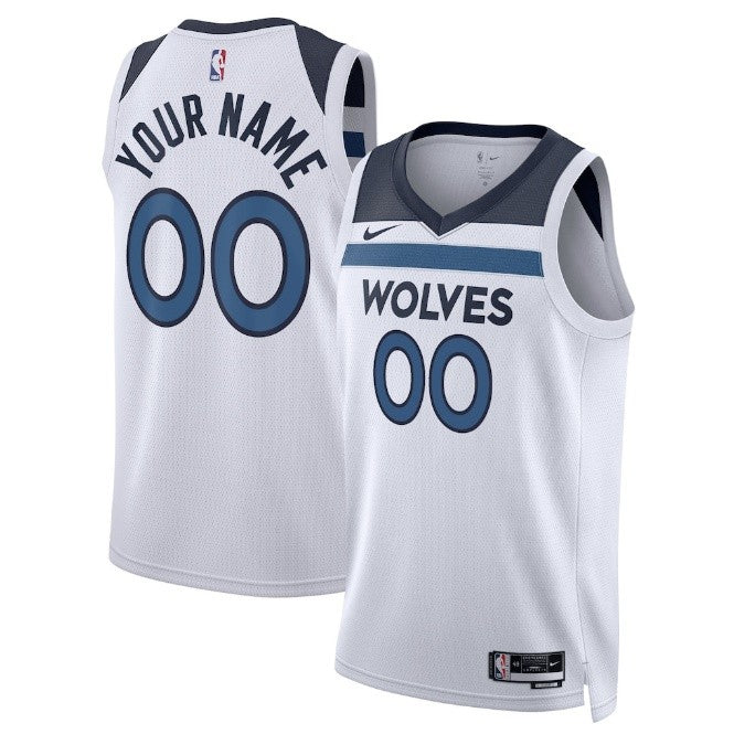 Unisex Minnesota Timberwolves Nike White Jersey