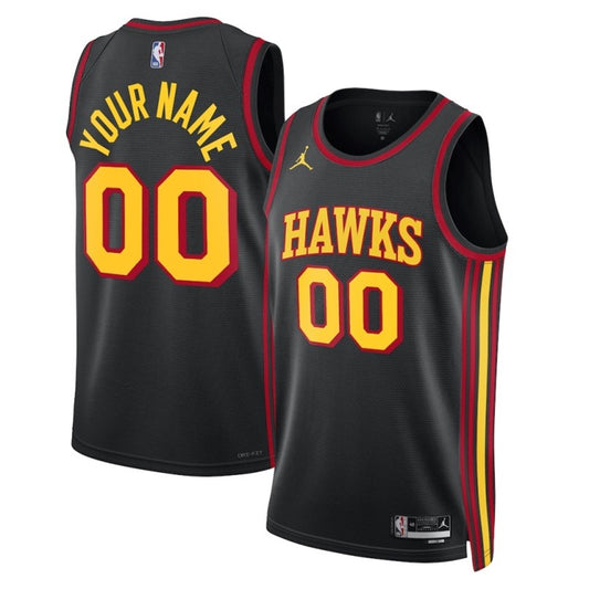 Unisex Atlanta Hawks Jordan Brand Black Jersey