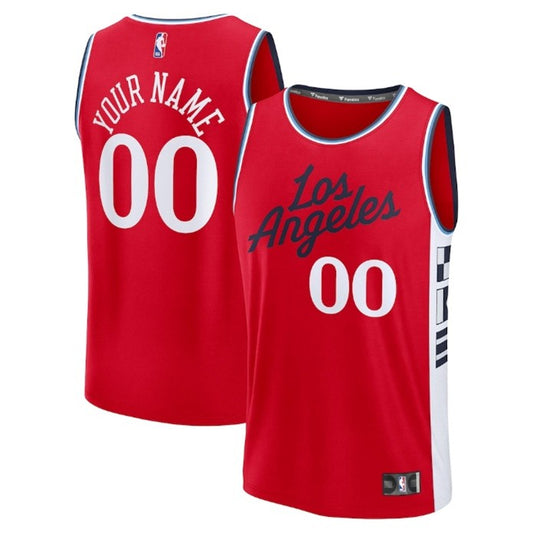 Unisex LA Clippers Fanatics Red Jersey