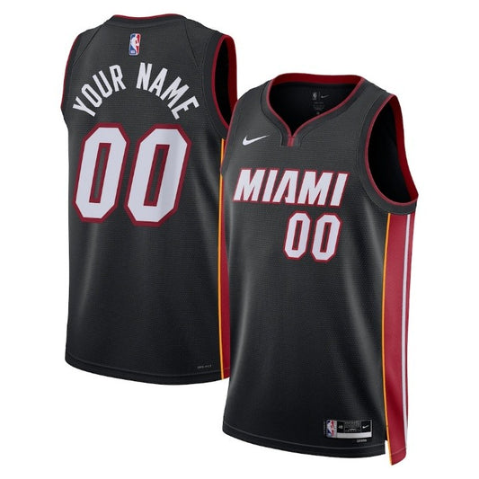 Unisex Miami Heat Nike Black Jersey