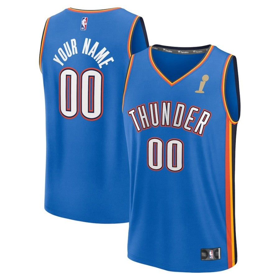 Unisex Oklahoma City Thunder Fanatics Blue Fast Break Jersey