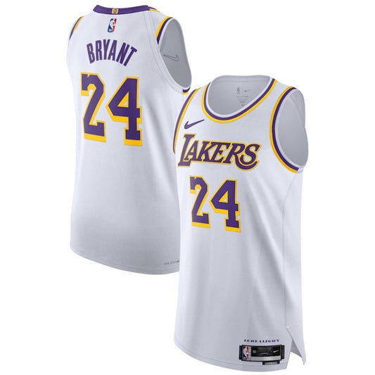 Men's Los Angeles Lakers Kobe Bryant Nike White Authentic Jersey