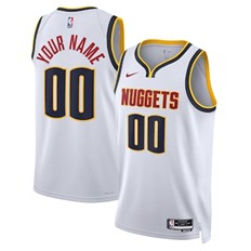 Unisex Denver Nuggets Nike White Jersey