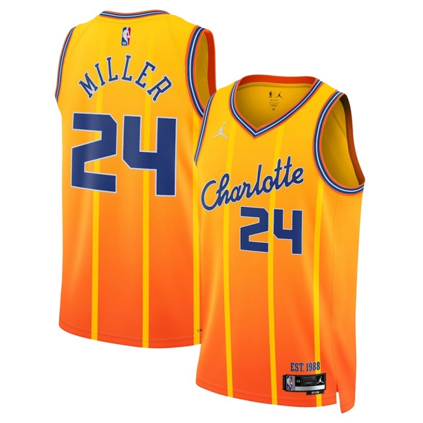 Unisex Charlotte Hornets Jordan Brand Orange 2025/26 Jersey