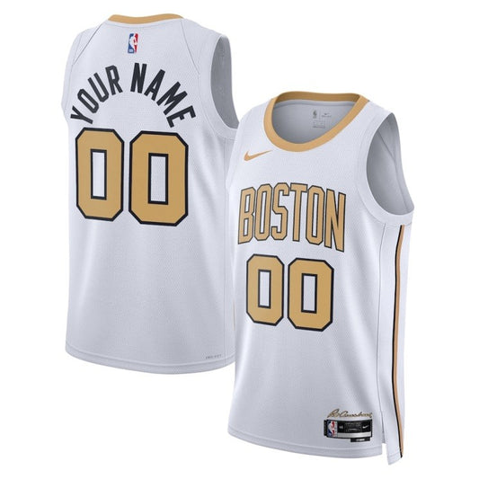 Unisex Boston Celtics Nike White 2025/26 City Edition Swingman