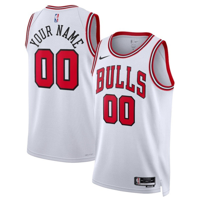 Unisex Chicago Bulls Nike White Jersey